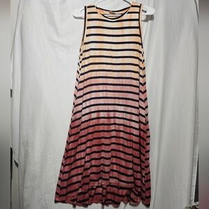 143 Story by Line Up Striped Ombre Sleeveless Dress!